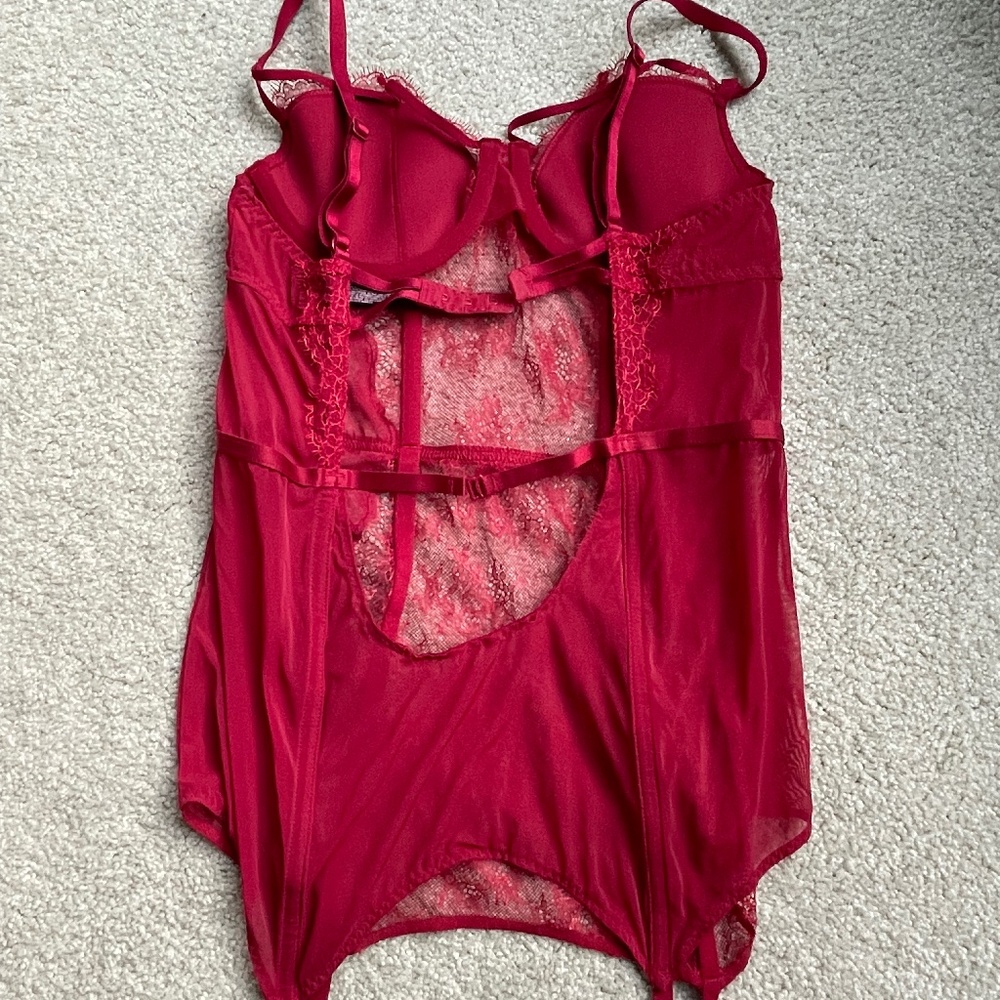 Victoria’s Secret Red Basque Corset